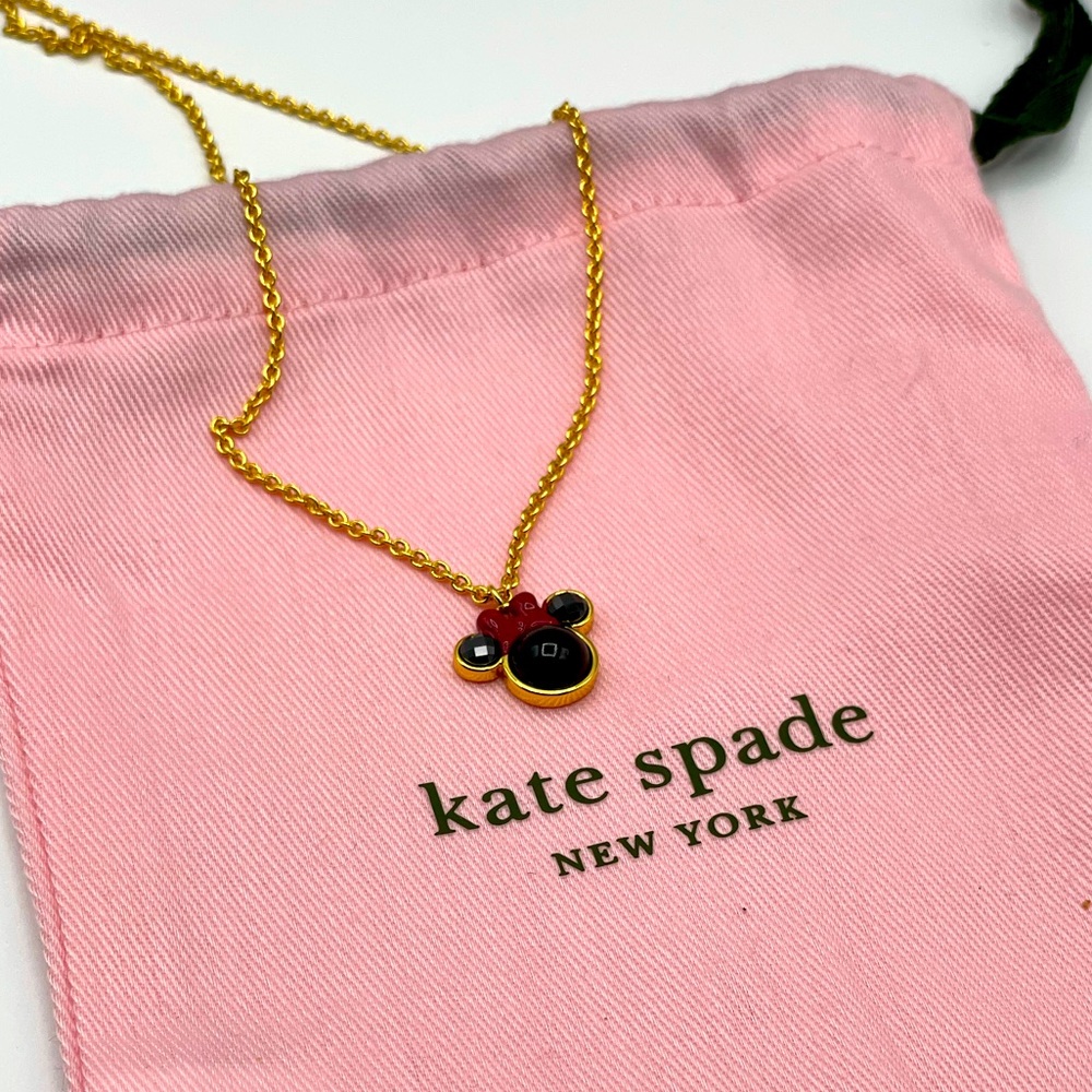 NWT Kate Spade Minnie Mouse Necklace